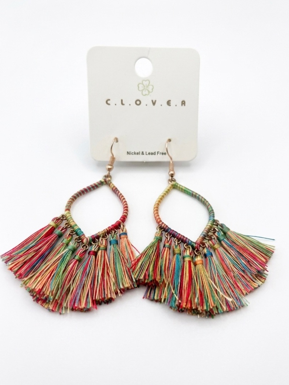 Pick 1: C.L.O.V.E.R Multicolor Fringe Earrings